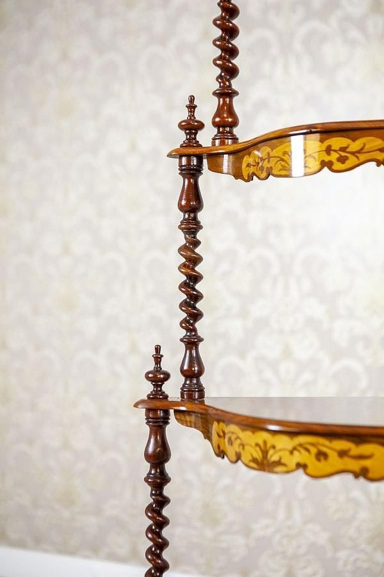 photo furniture Inlaid Corner étagère From The Late 19th Century
