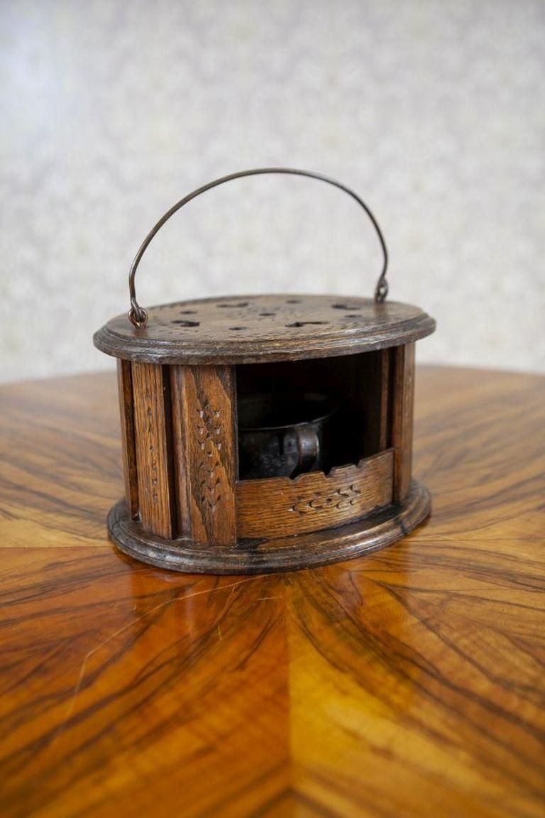 Antique Oak Foot Warmer From The Beginning Of 20th Century photo furniture
