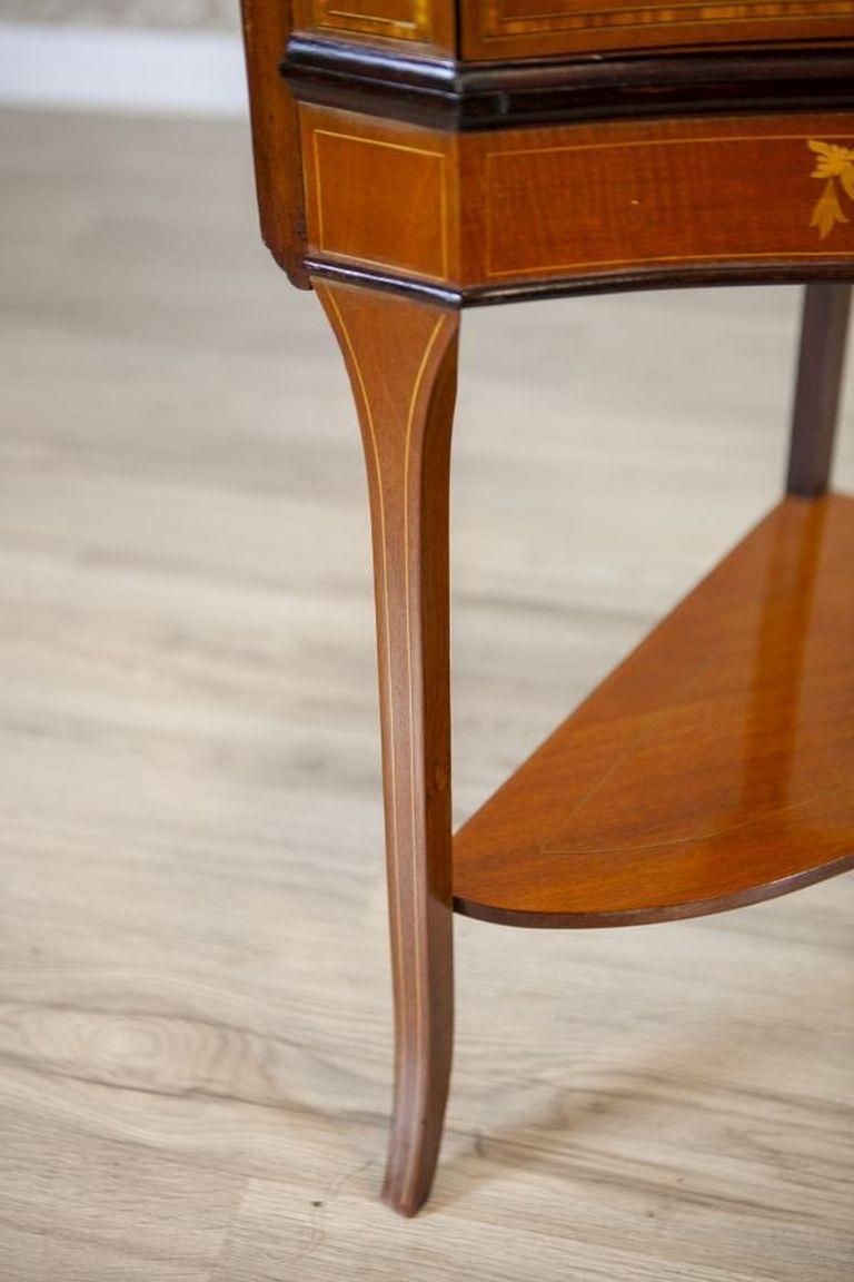 2750.0 Late 19th Century English Corner Cabinet In Brown photo