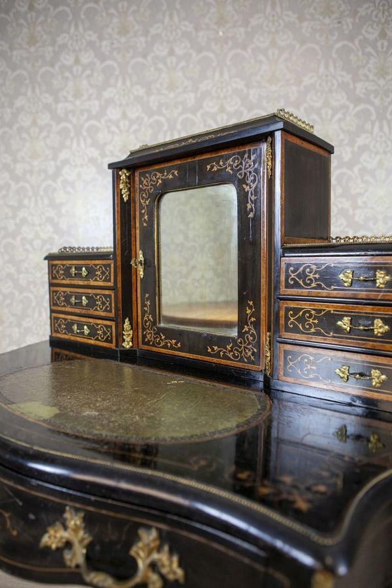 20th Century Mahogany & Pine Wood Vennered With Mahogany Ladies' Secretary Desk photo buy