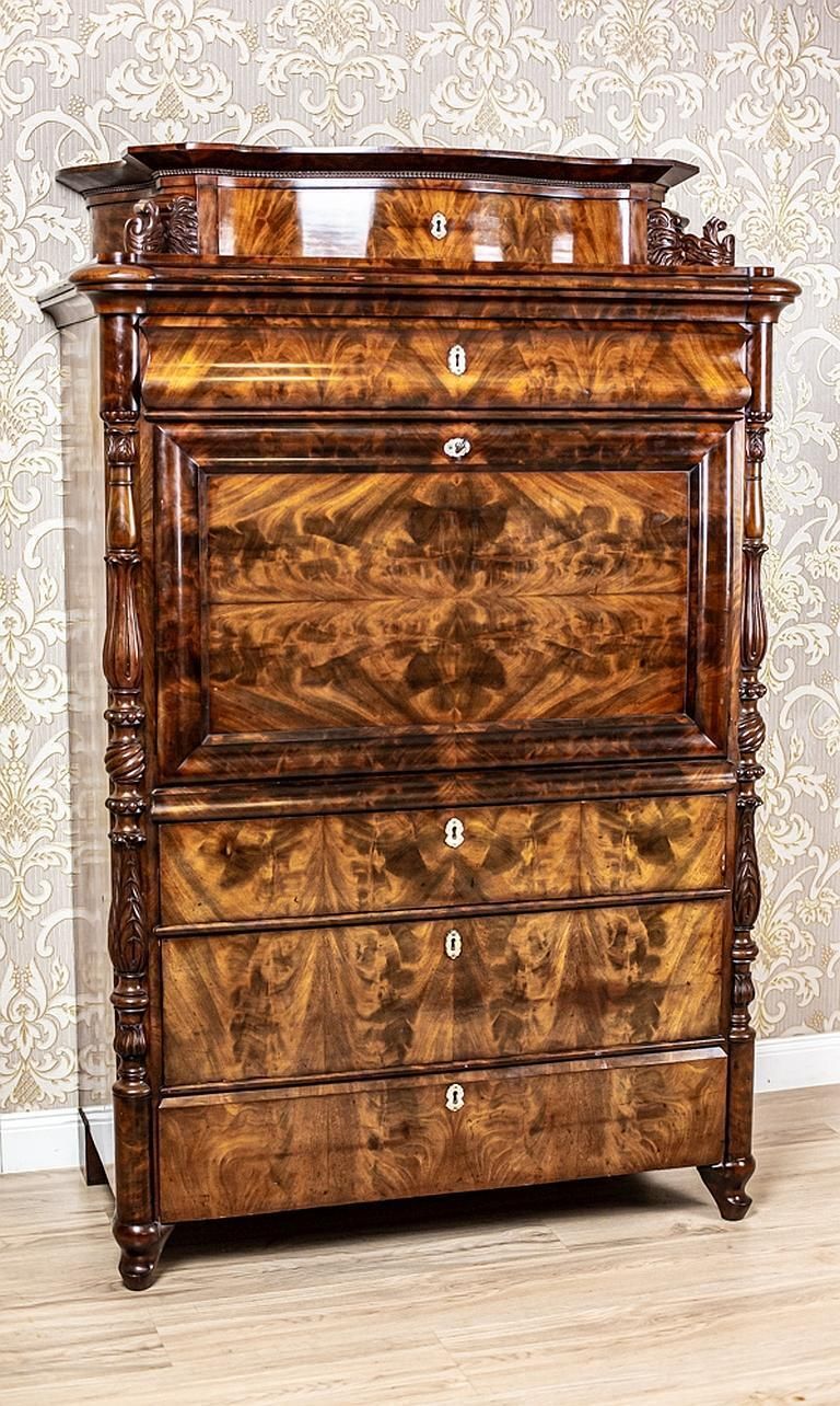 19th Century Louis Philippe Secretary Desk photo furniture
