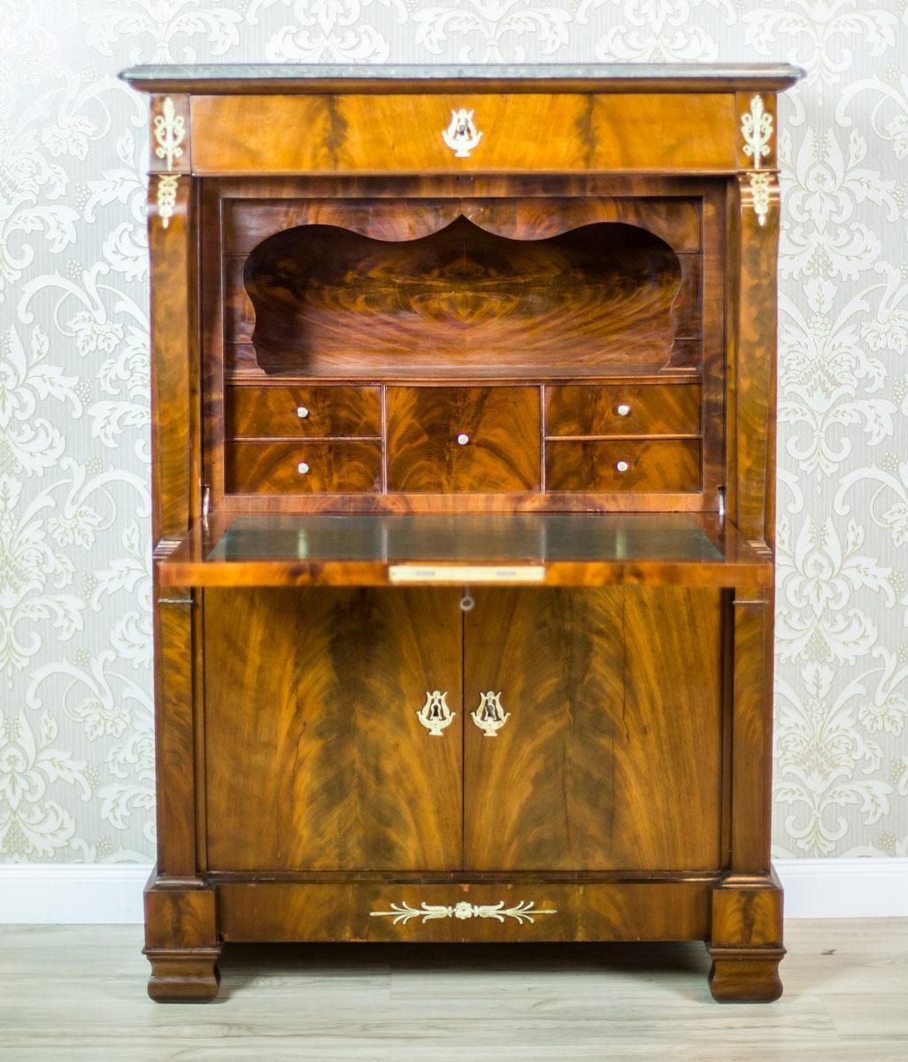 18th Century Empire Secretary Veneered With Mahogany photo 3850.0