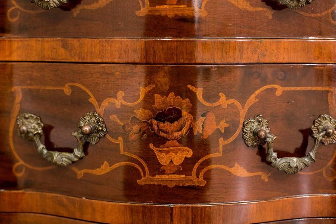 Stylish Walnut Dresser From The 2nd Half Of The 20th Century photo for sale