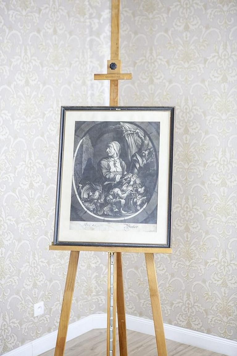 18th Century Set Of Engravings Of Seasons Signed By M. E. And J. J. Ridinger photo Art