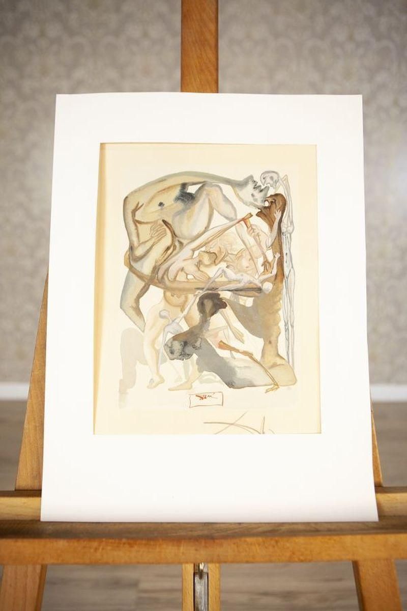 Salvador Dali Lithograph From The 20th Century   Signed In Pencil On Paper photo Art