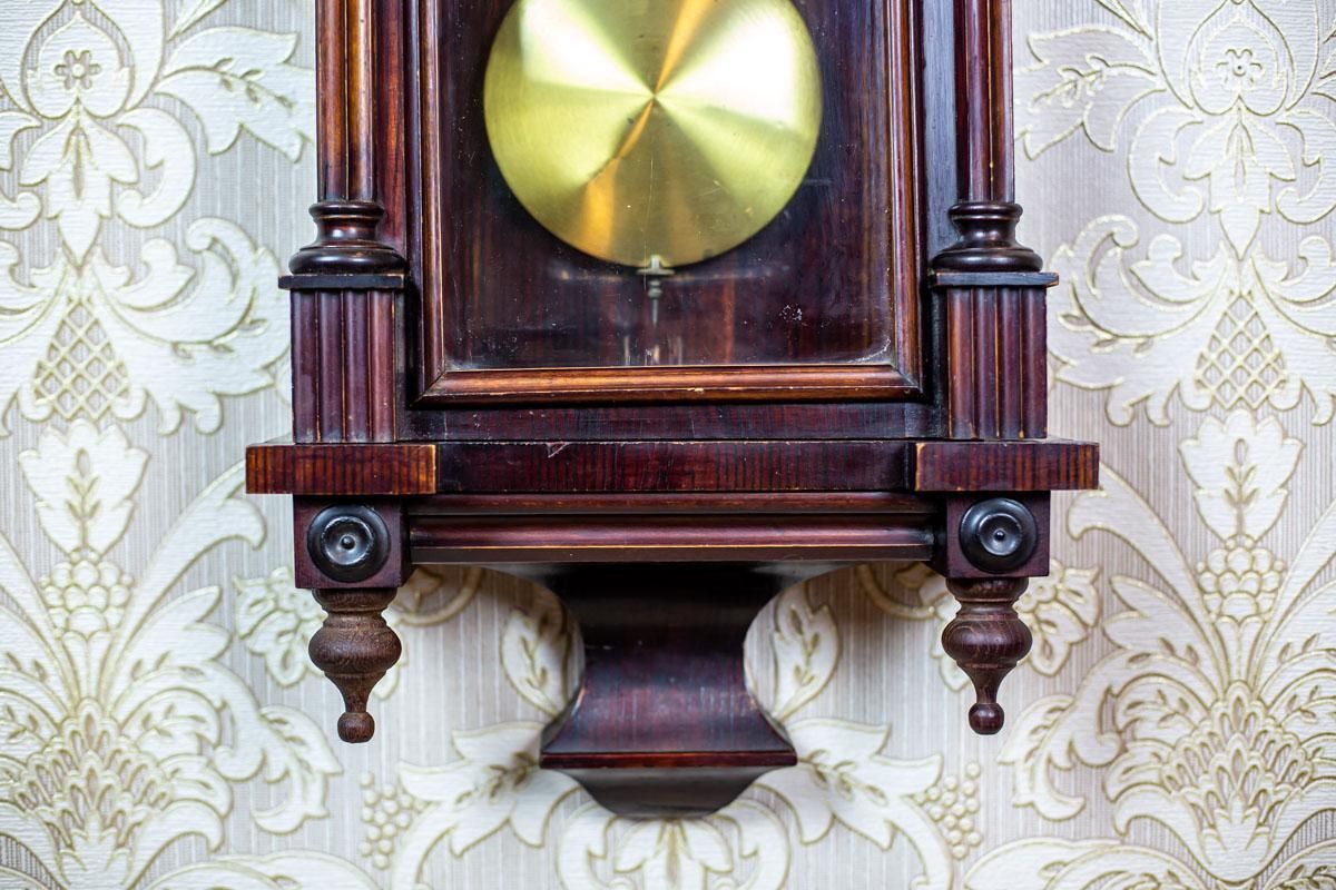 Wall Clock Circa 1870   Freiburg Manufactory photo vintage