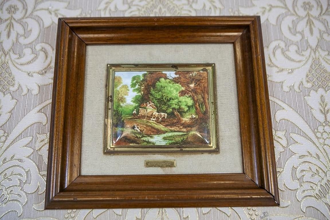 Landscapes On Ceramic Tiles Signed By Jc Van Hunnik photo vinterior