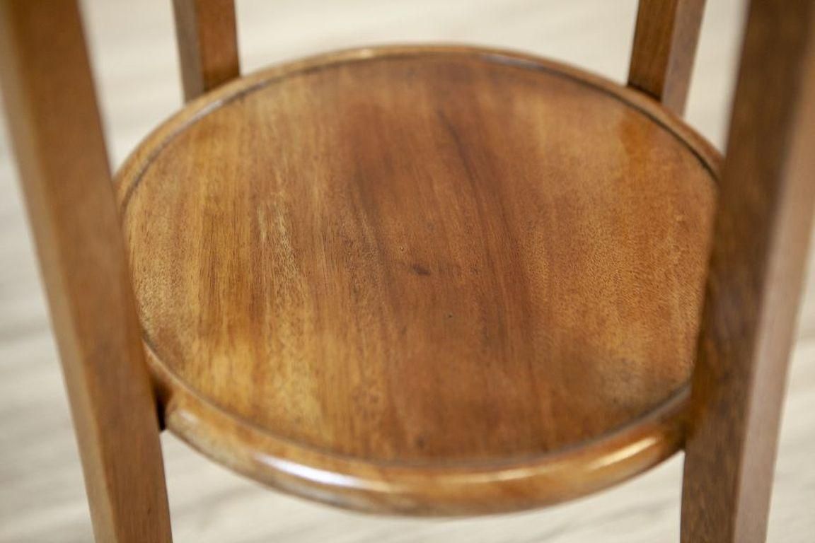 Mahogany Table/Plant Stand From The 20th Century photo vinterior
