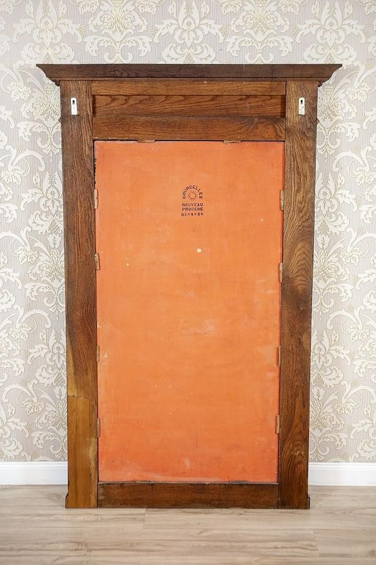 photo for sale Renaissance Revival Mirror From The Early 20th Century In Brown Oak Frame