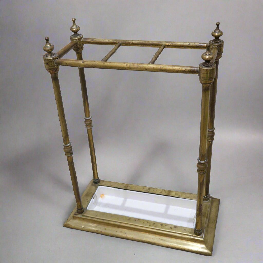 Victorian Brass Umbrella Stand Circa 1880
