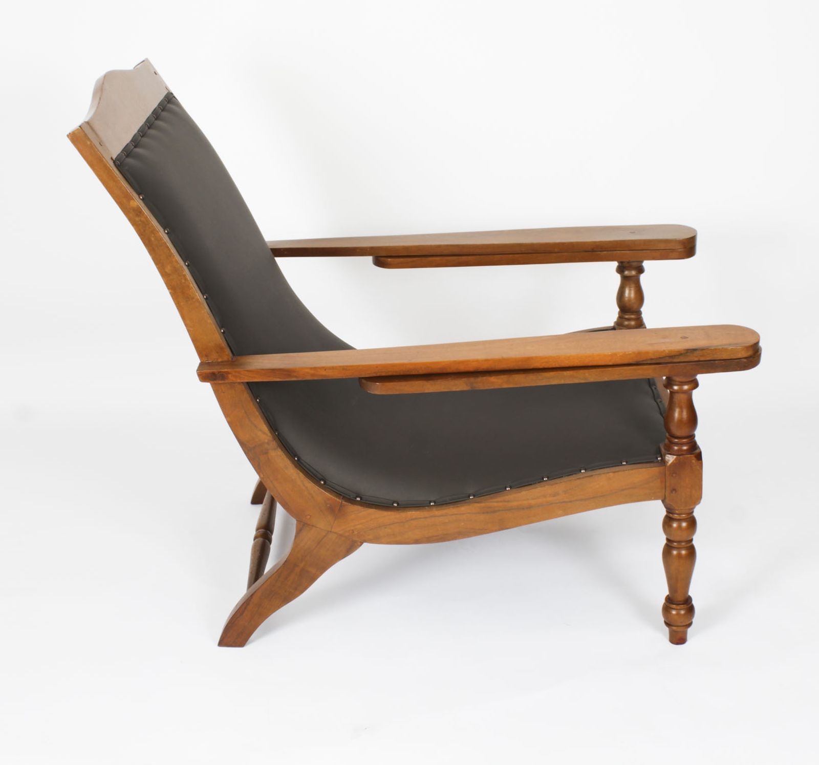 Anglo Indian Teak Planter's Chair With Extending Arms19th Century photo for sale