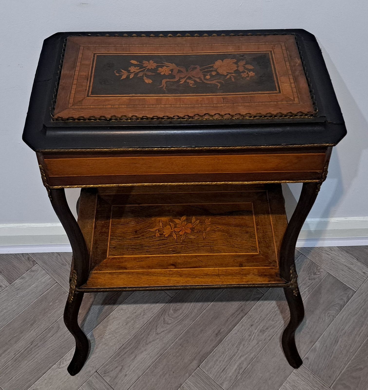 French Napoleon III Jardiniere Table Mid 1800's photo Furniture