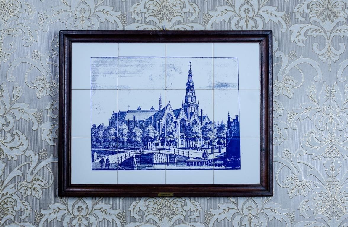 Picture Made Of Faience Tiles, Circa 1970 1980 photo furniture