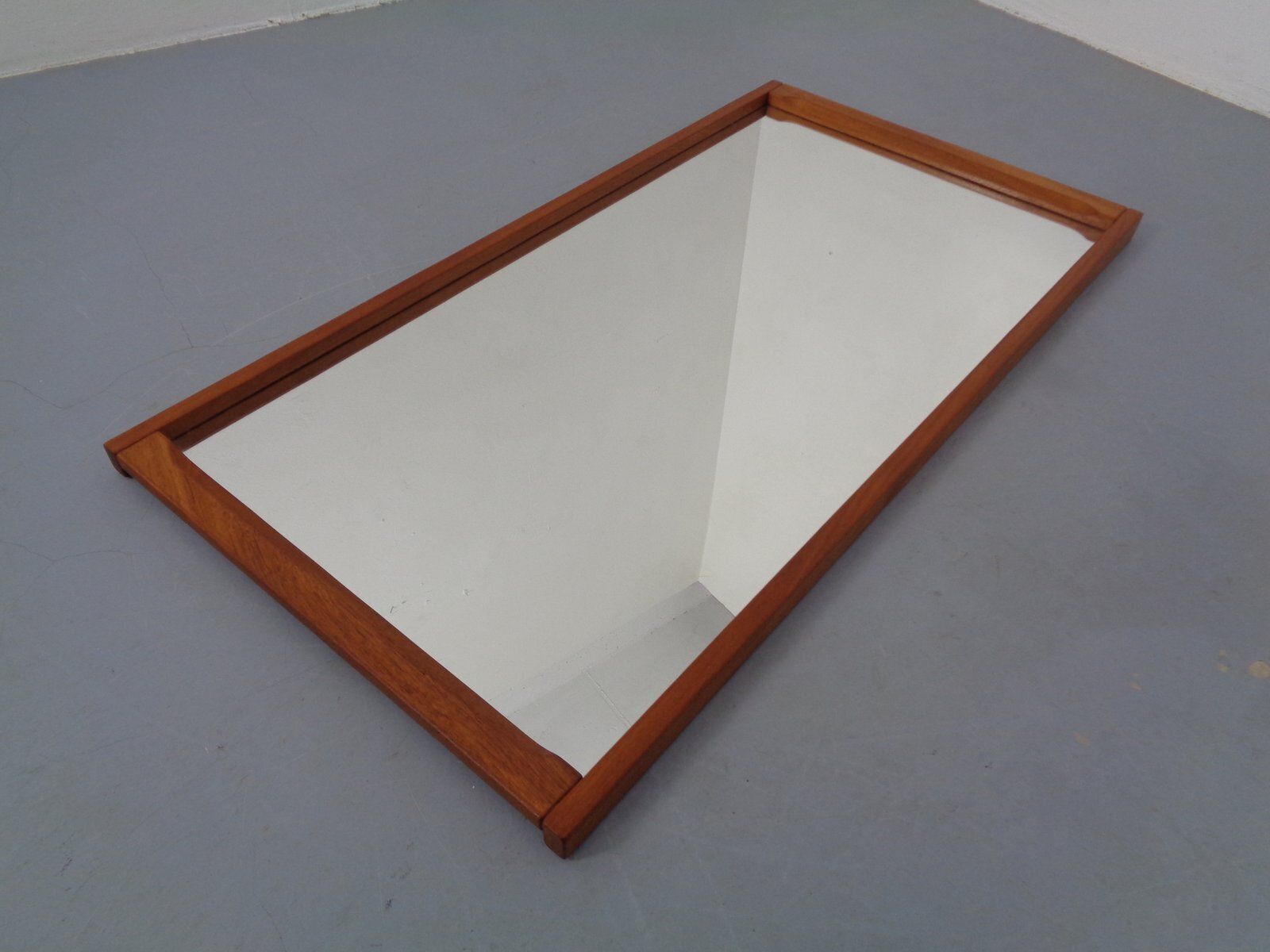 Danish No 196 Mirror In Teak By Aksel Kjersgaard, 1960s photo 410.0