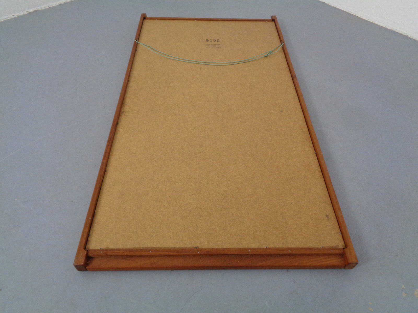 Danish No 196 Mirror In Teak By Aksel Kjersgaard, 1960s photo vintage