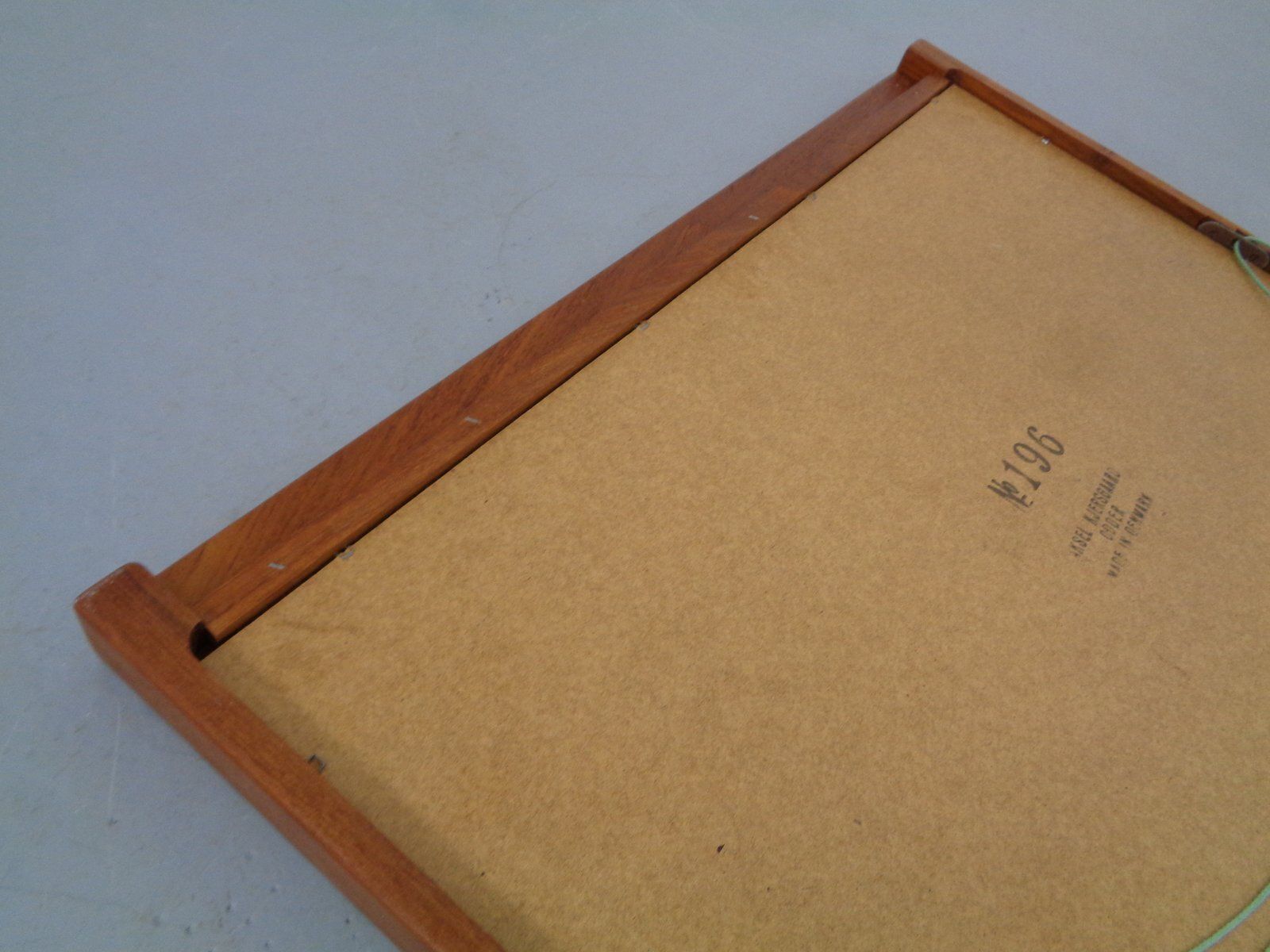 photo furniture Danish No 196 Mirror In Teak By Aksel Kjersgaard, 1960s