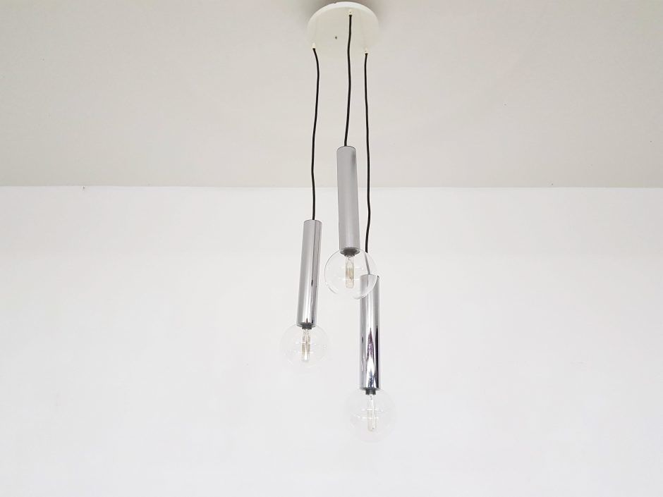3x Globe Hanglamp Van Staff Leuchten, Duitsland Ca. Jaren 1960