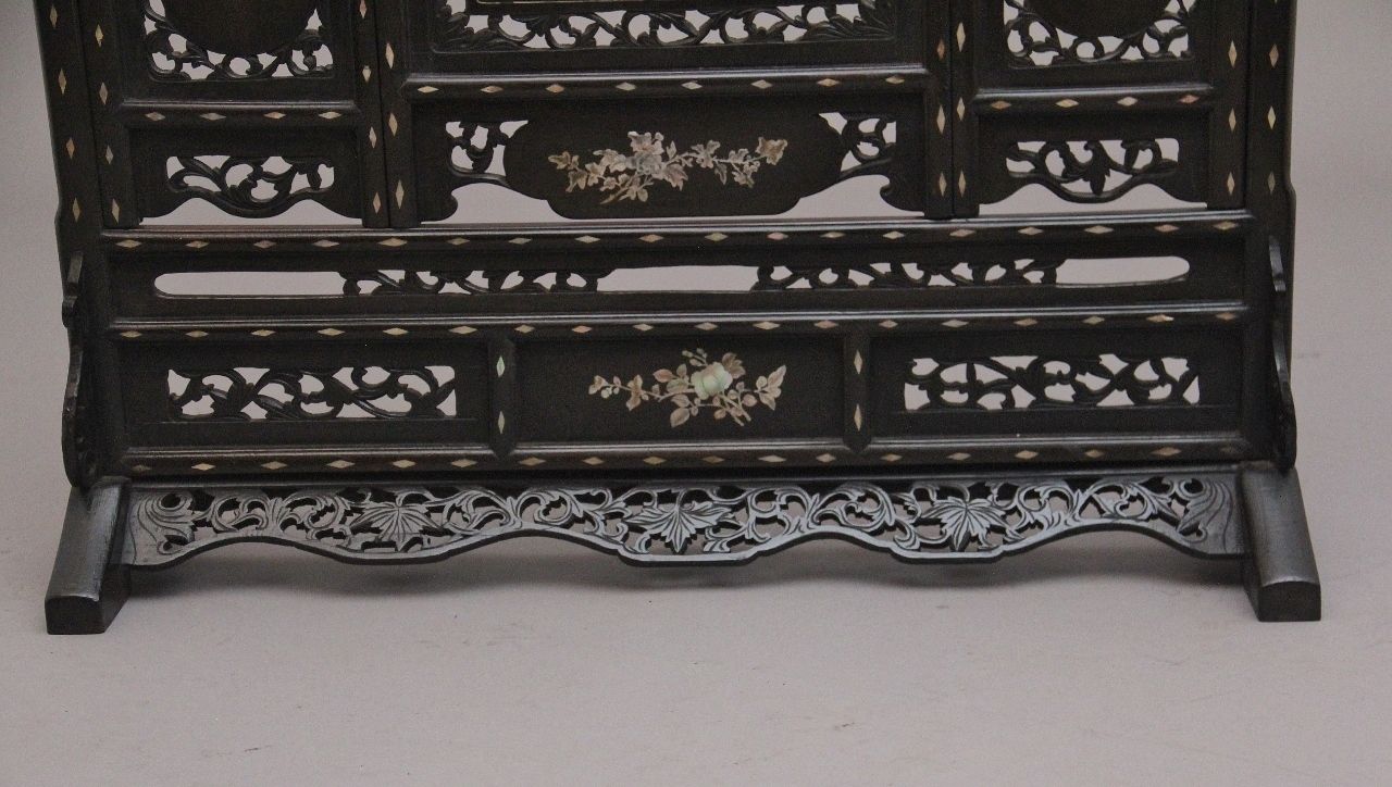 19th Century Chinese Table Screen photo vintage