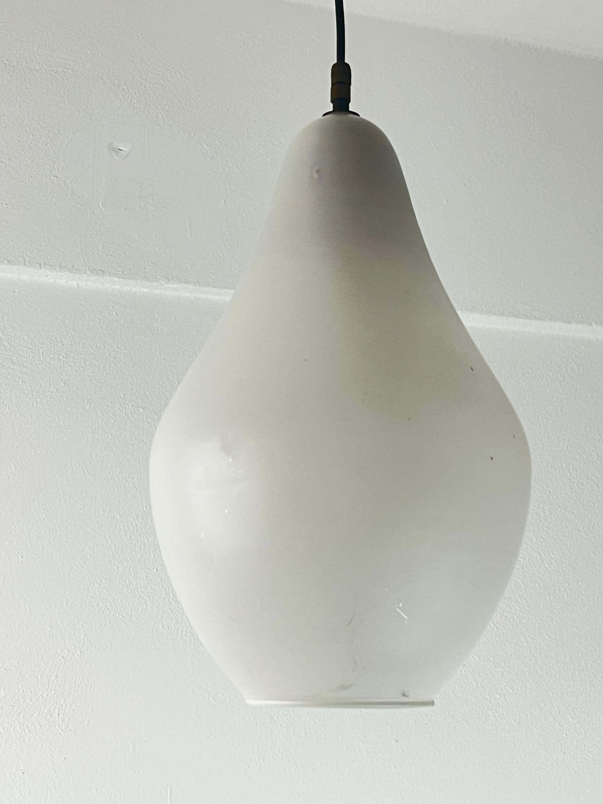 Opaline Glass Chandelier, Italy, 1960s photo 248.0