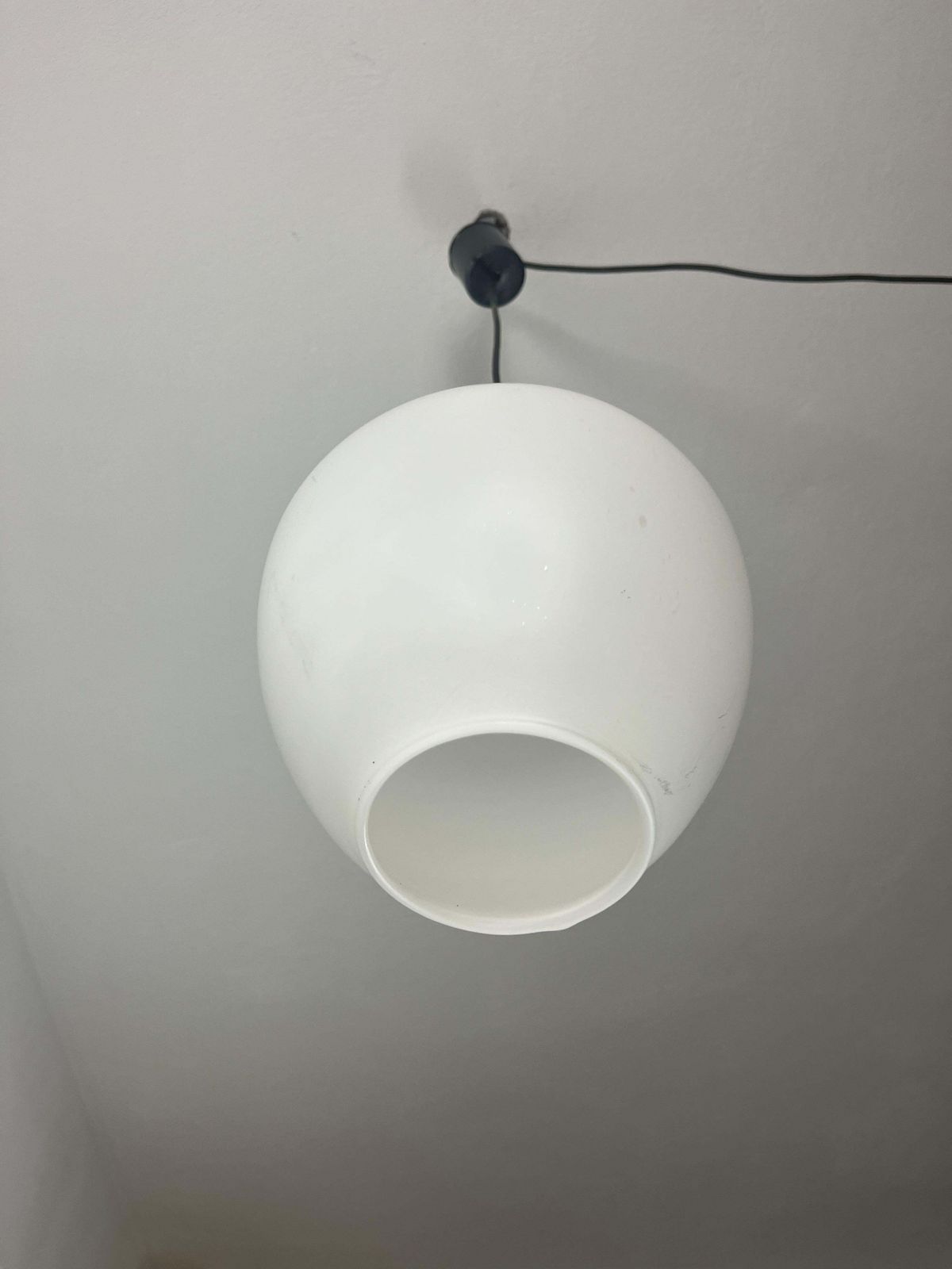 Opaline Glass Chandelier, Italy, 1960s photo buy