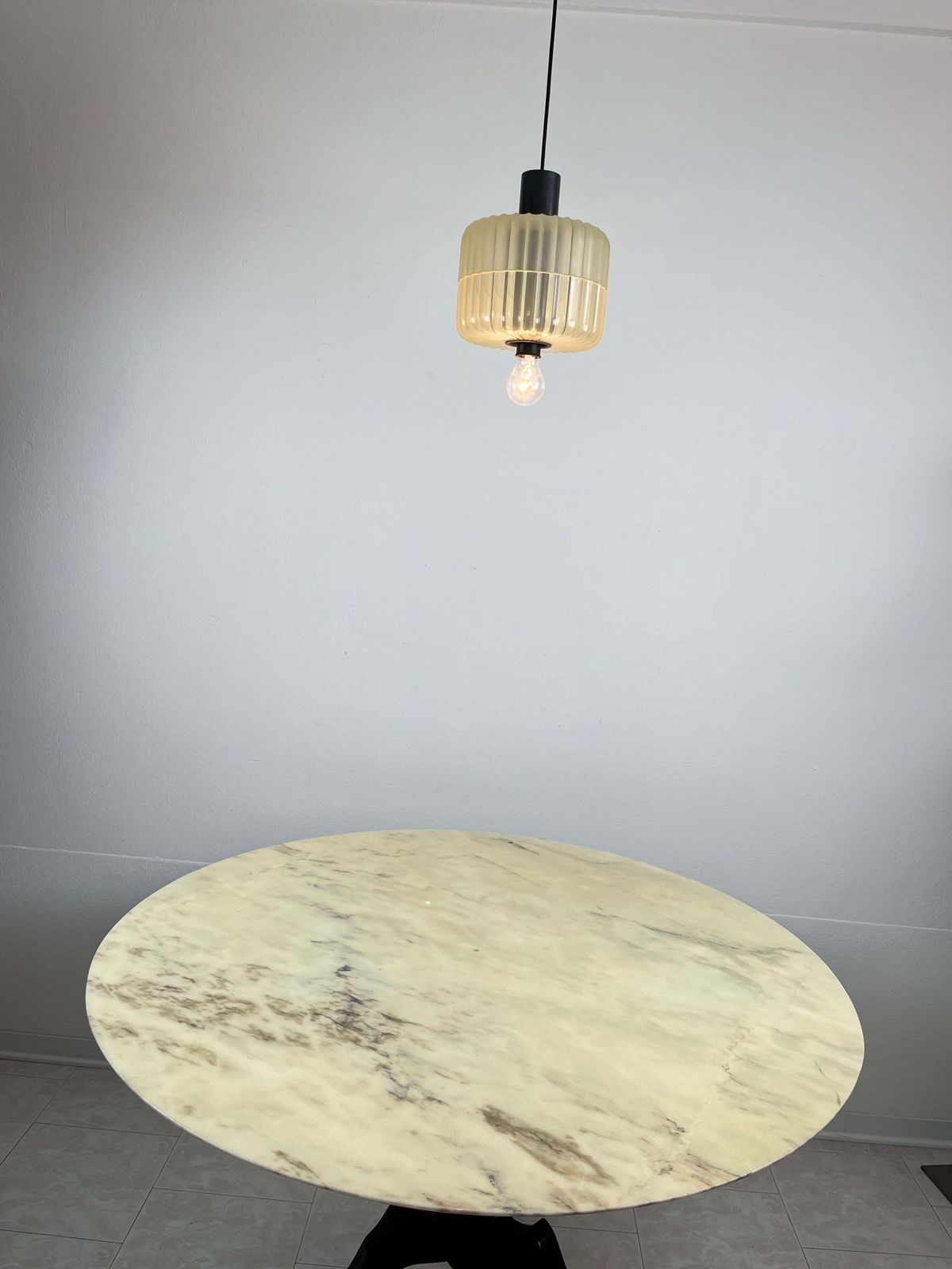 Mid Century Metal And Methacrylate Guzzini Italian Chandelier, 60s photo for sale