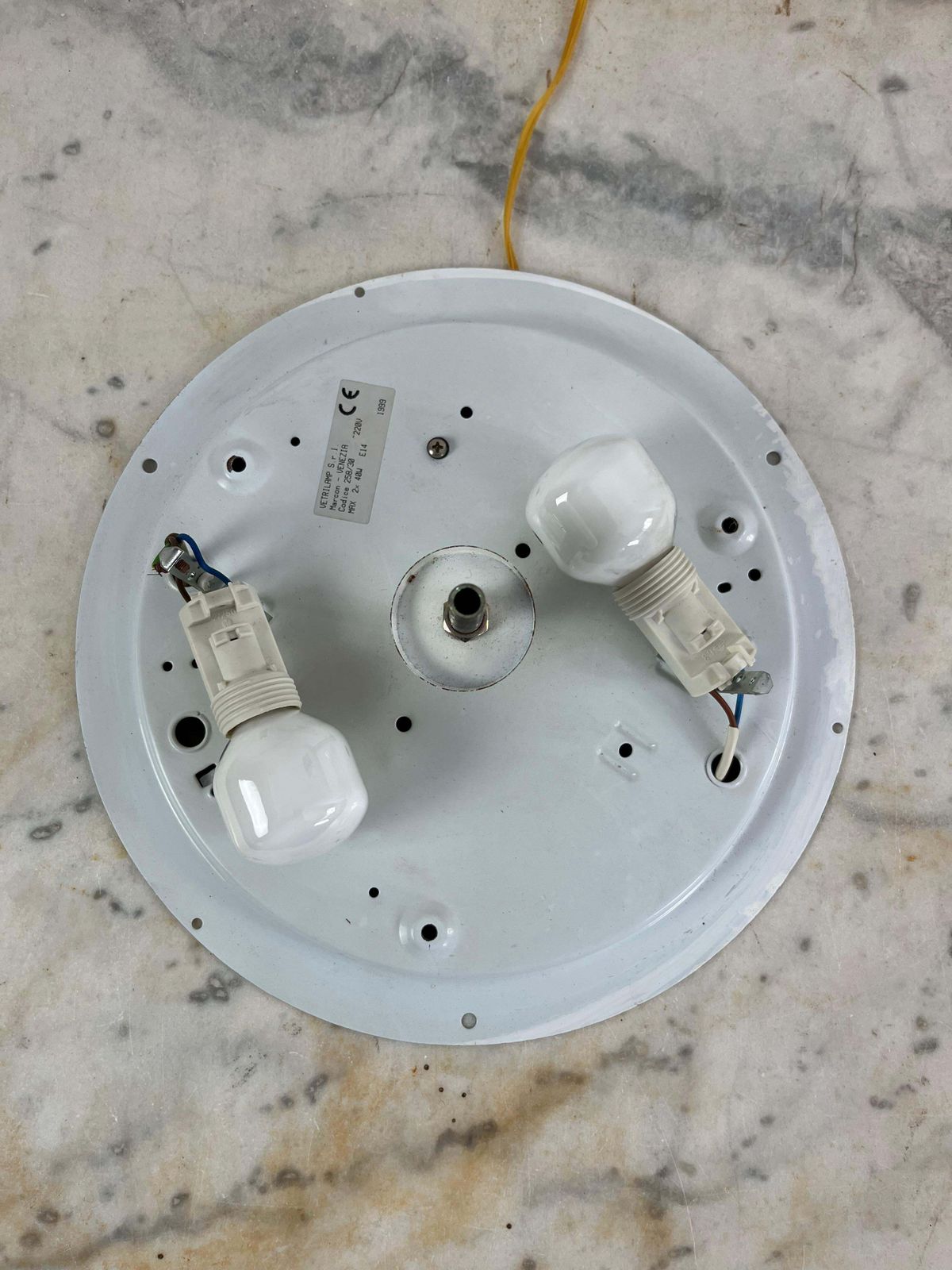 photo vinterior Murano Glass Ceiling Light, 1990s, Stamped Vetrilamp Venezia