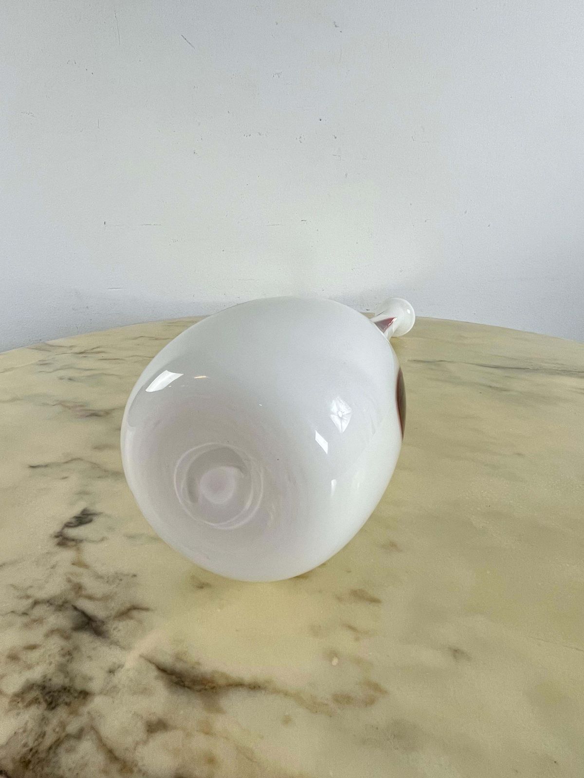 Large Murano Glass Vase, Handmade With The Blown Glass Technique 1970s photo vinterior
