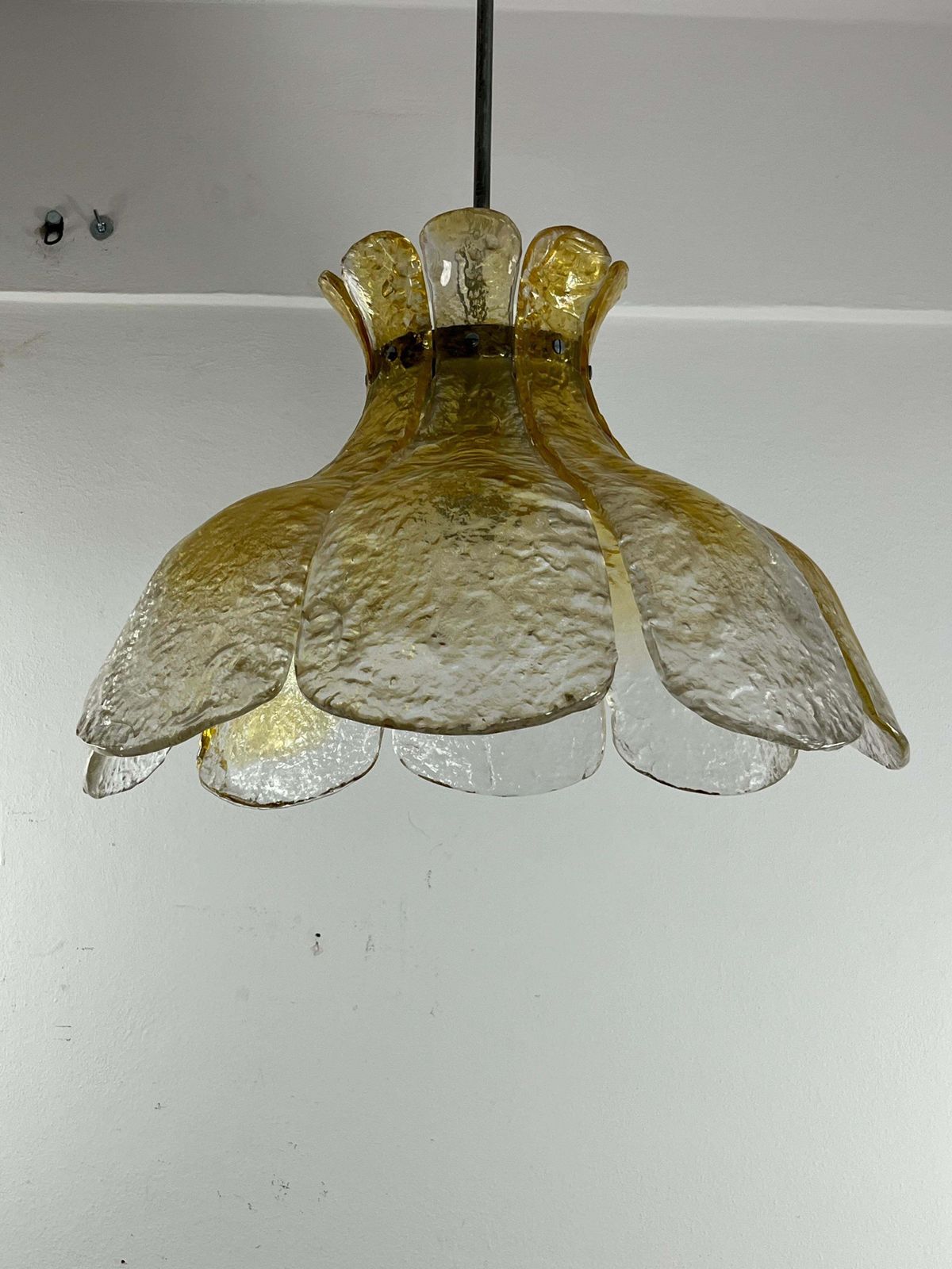 Mid Century Murano Glass Chandelier, 1960s Attributed To Carlo Nason photo buy