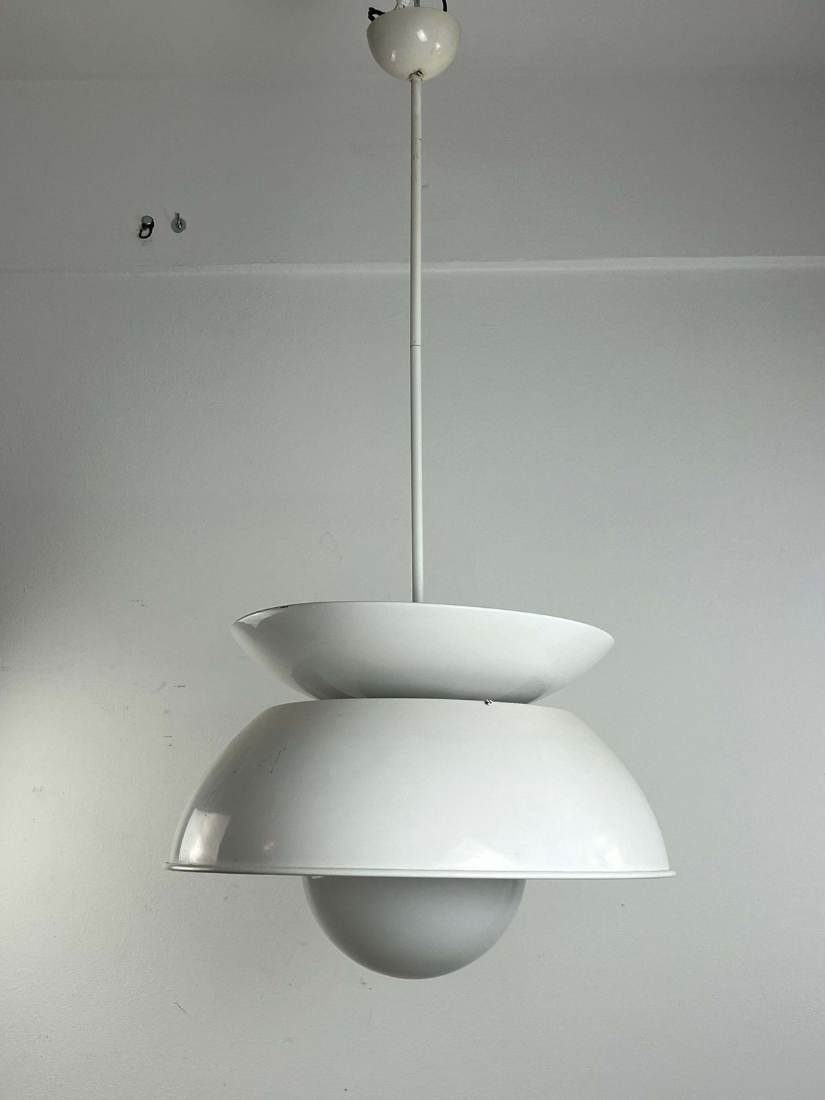 Mid Century Cetra Model Chandelier Attributed To Vico Magistretti For Artemide photo vinterior