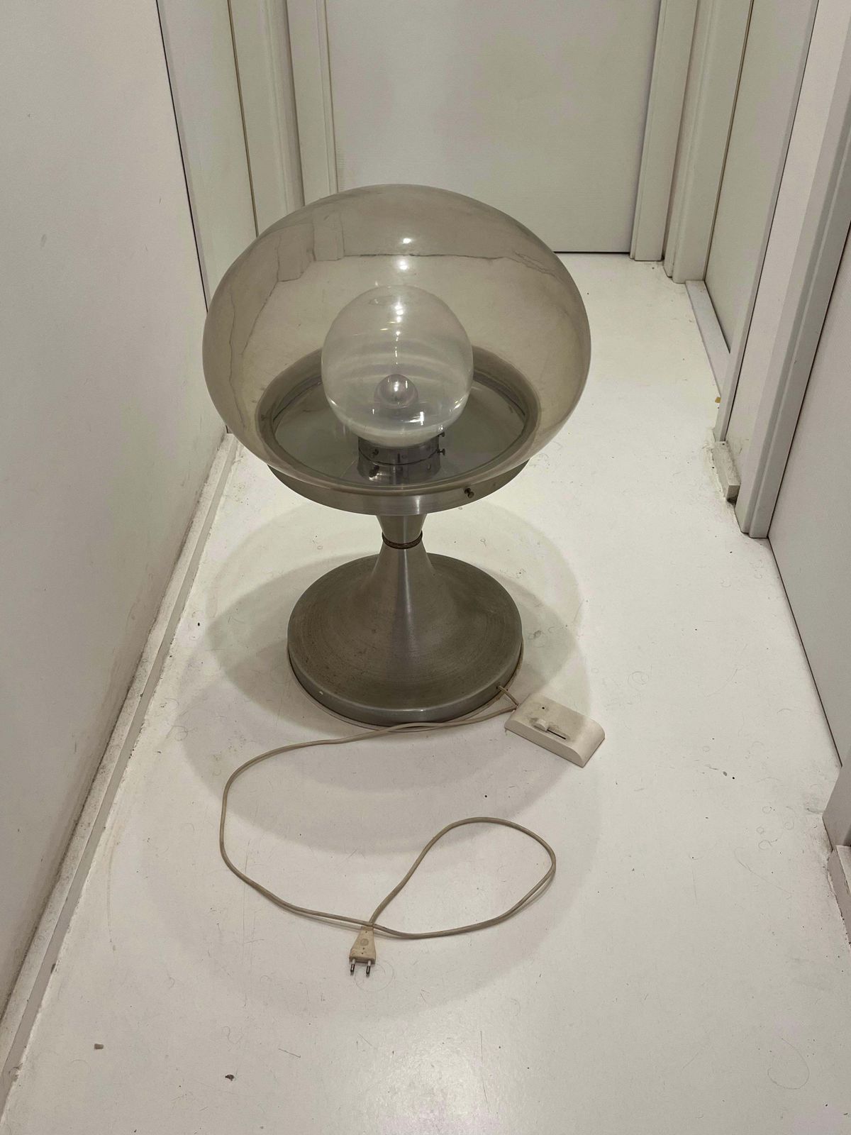 Lighting Large Space Age Floor Lamp Height 71 Cm Mid Century Murano Glass 1970s photo