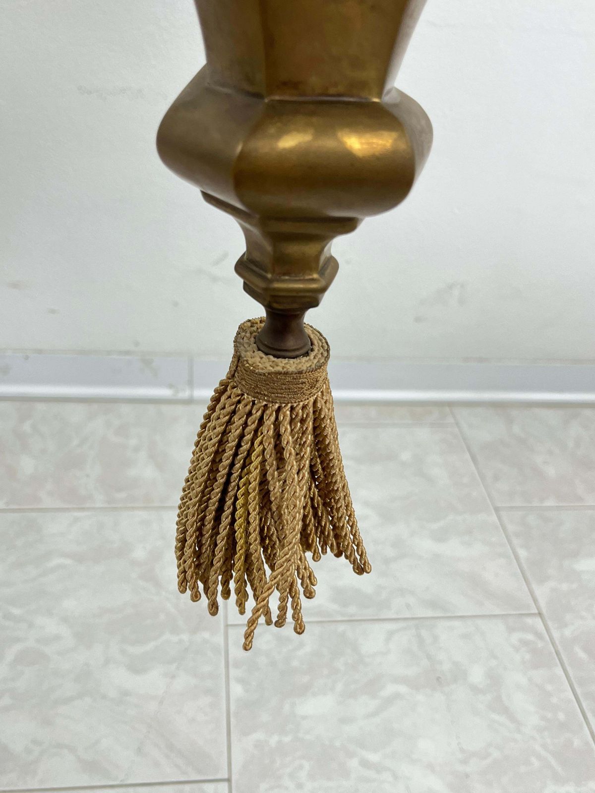 Prestigious Set Of 2 French 10 Light Chandeliers In Wrought Iron And Brass, 1980 photo vintage
