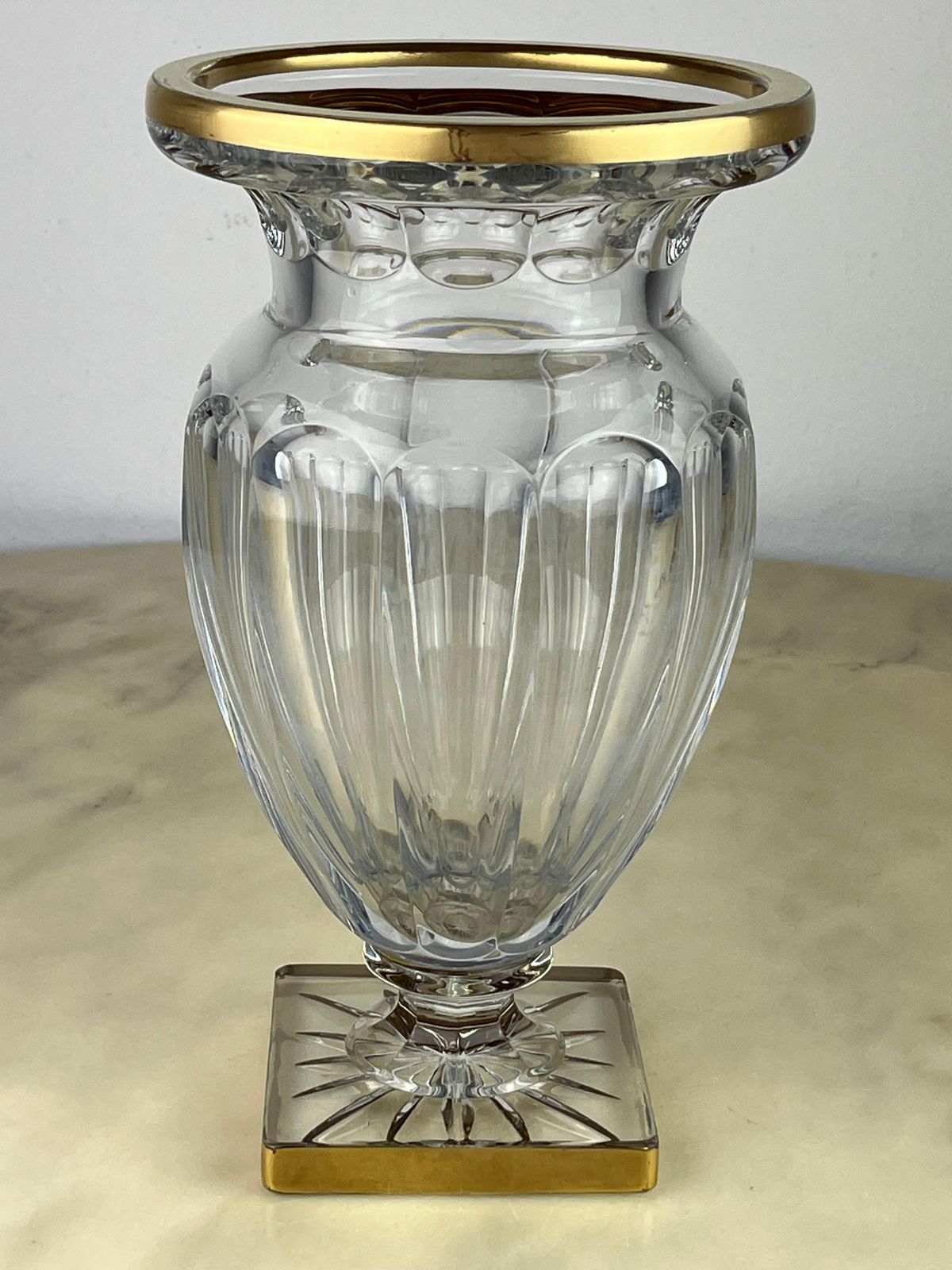 Home Decor Lead Crystal Vase, France, 1980s photo