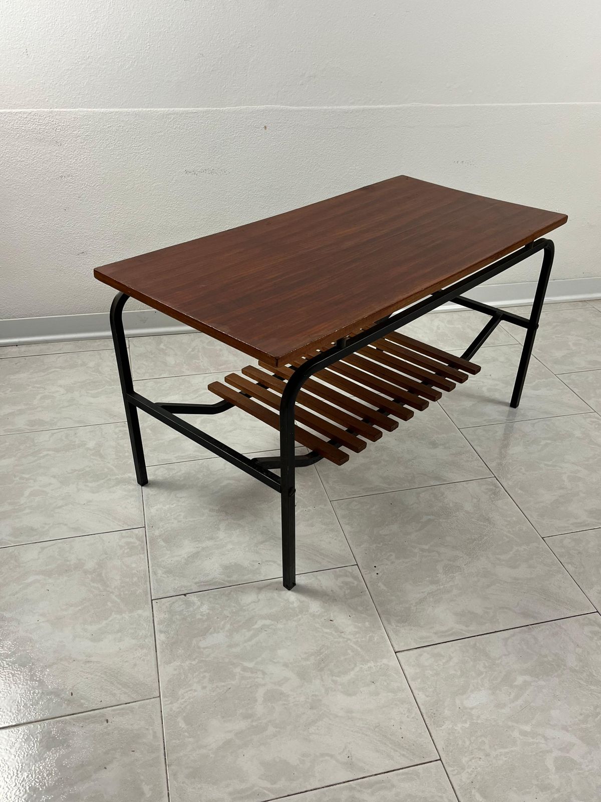 Mid Century Magazine Rack Italian Design 1960s photo Furniture