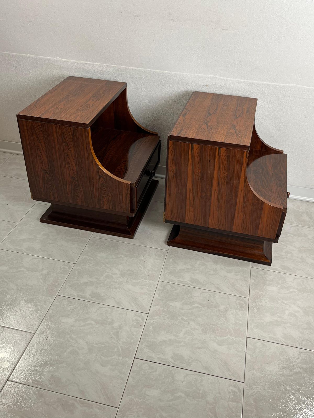 Set Of 2 Italian 1970s Bedside Tables photo vinterior