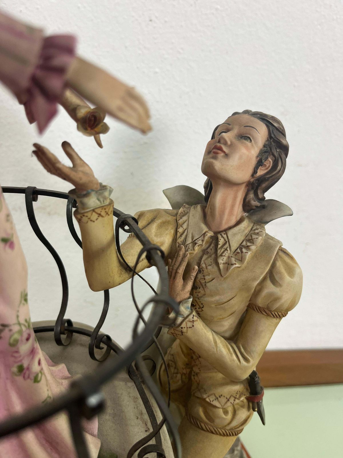 Large Mid Century Capodimonte Porcelain "Romeo And Juliet", 1960s photo buy