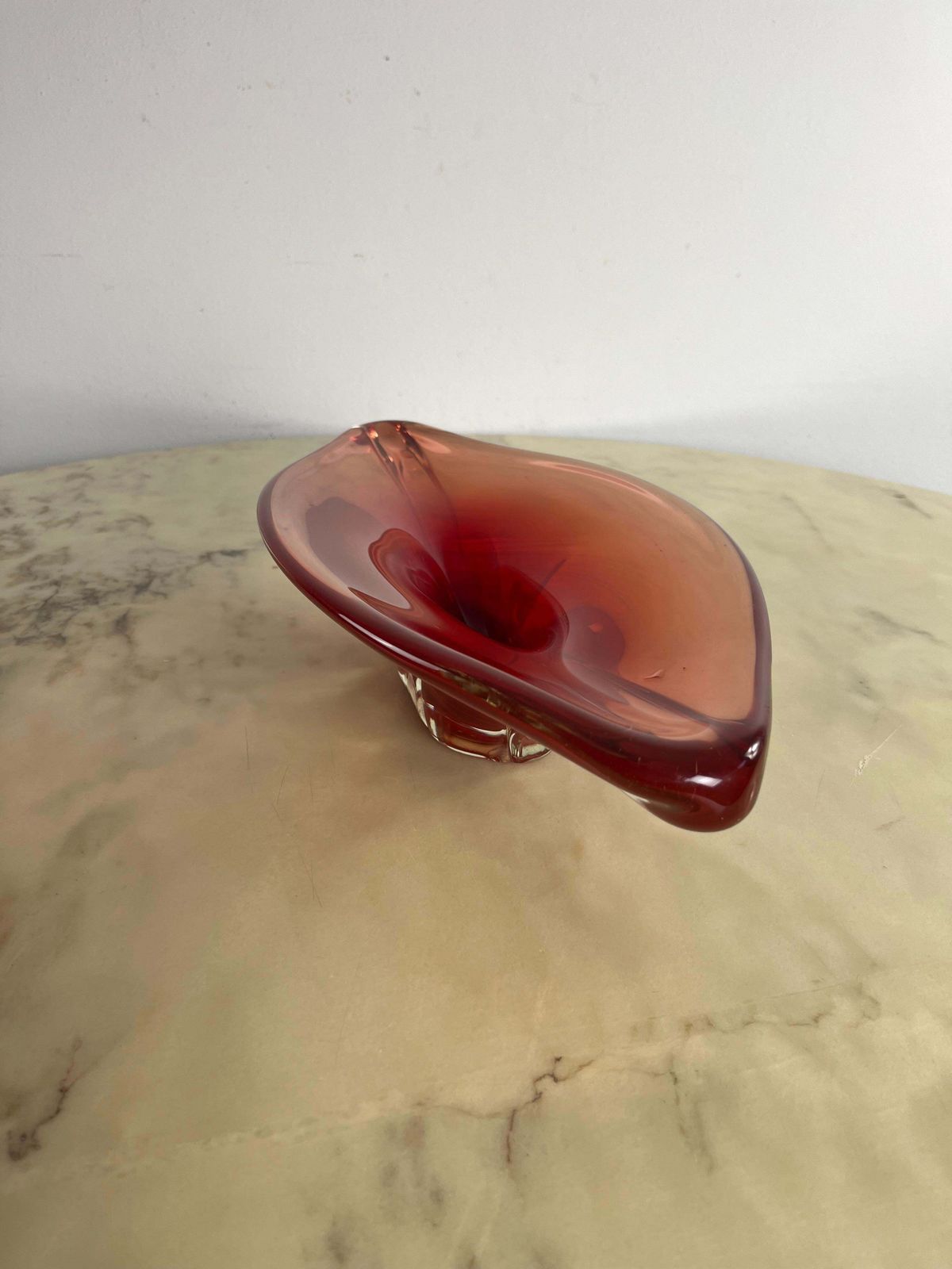 Mid Century Murano Glass Centerpiece 1960s photo vinterior