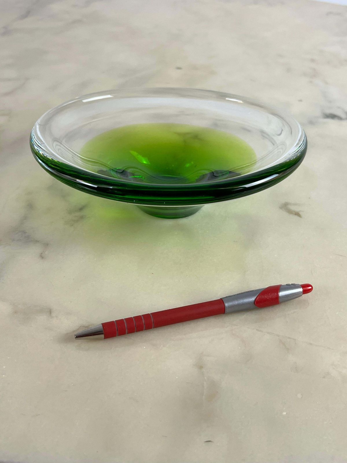 Ashtray / Pocket Tray In Submerged Murano Glass, Italy, 1970 photo for sale