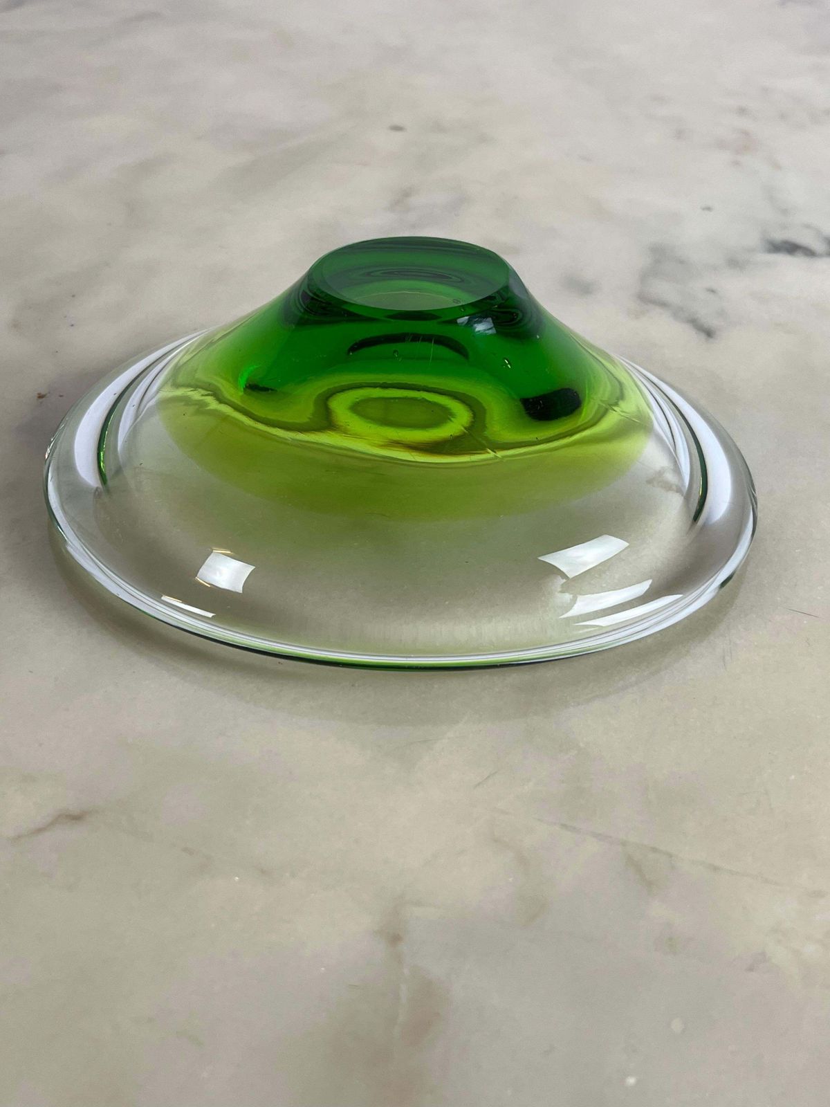 Ashtray / Pocket Tray In Submerged Murano Glass, Italy, 1970 photo 299.0
