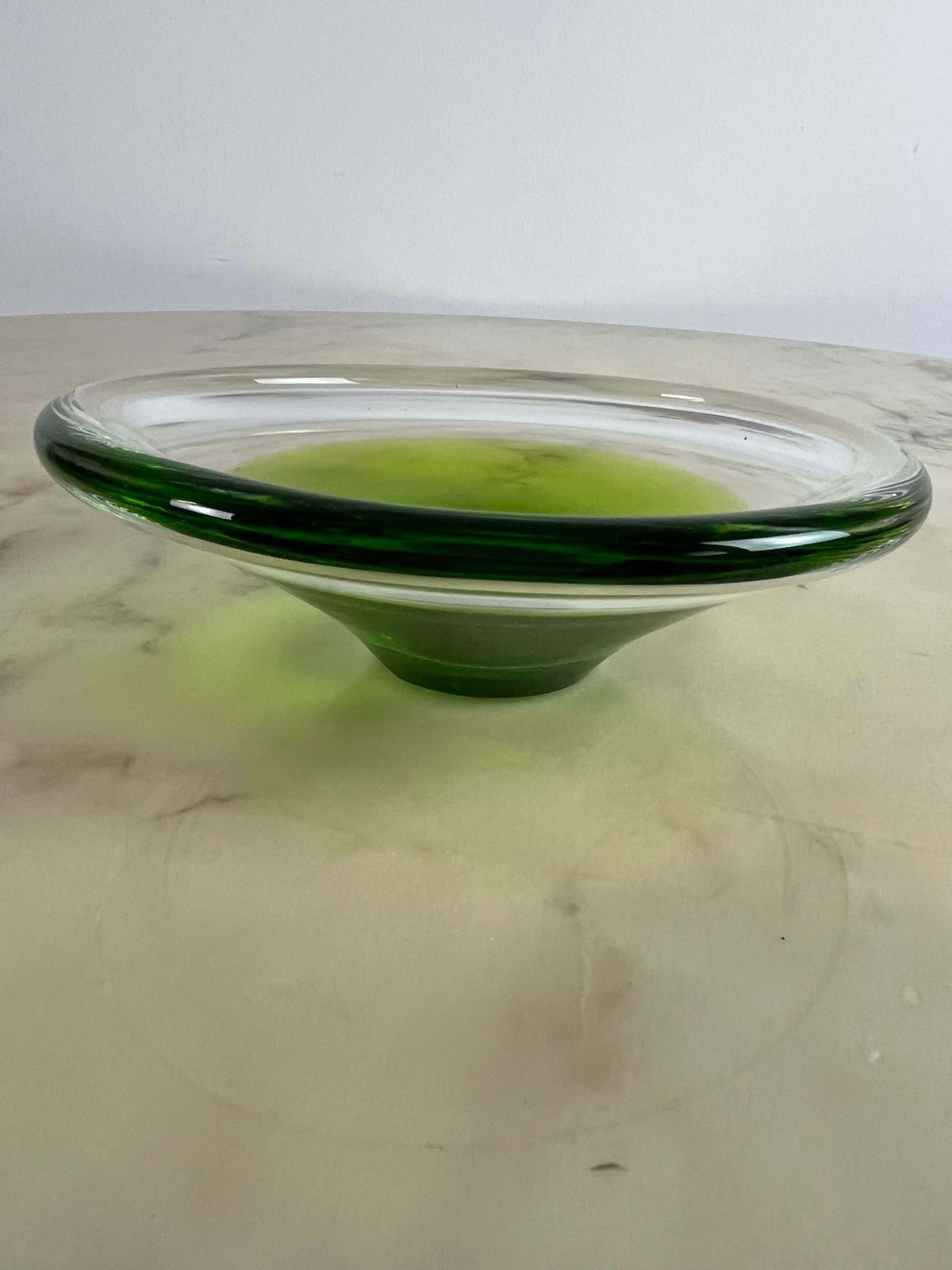 Home Decor Ashtray / Pocket Tray In Submerged Murano Glass, Italy, 1970 photo
