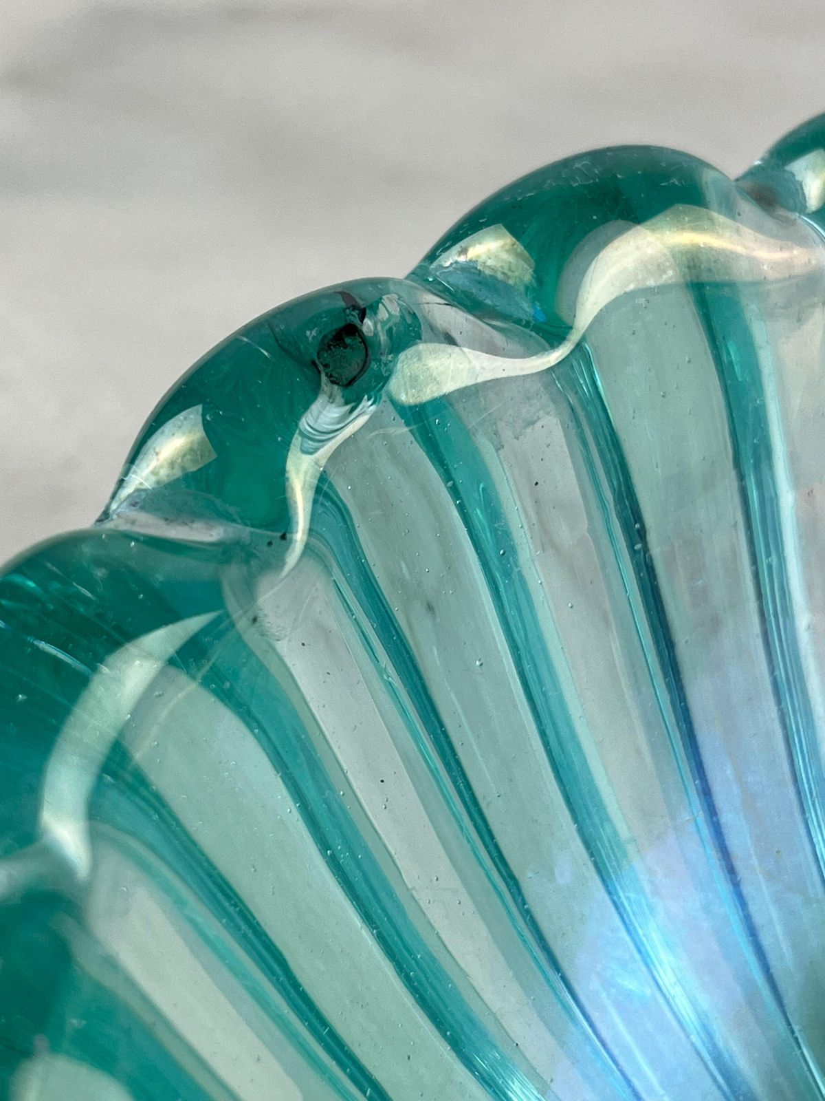 Murano Glass Ashtray, Attributed To Barovier & Toso, Italy, 1950s photo vinterior