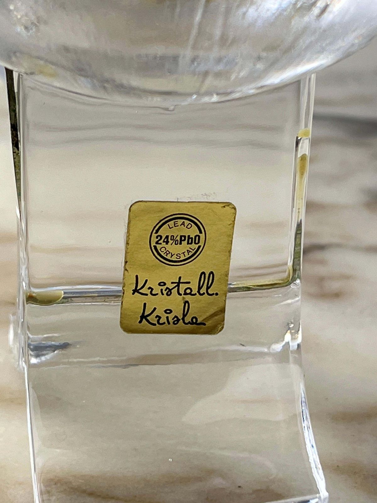 7 Piece Set In Crystal And 800 Silver, Taddei Sestini For Kristall Krisla, 1970s photo buy