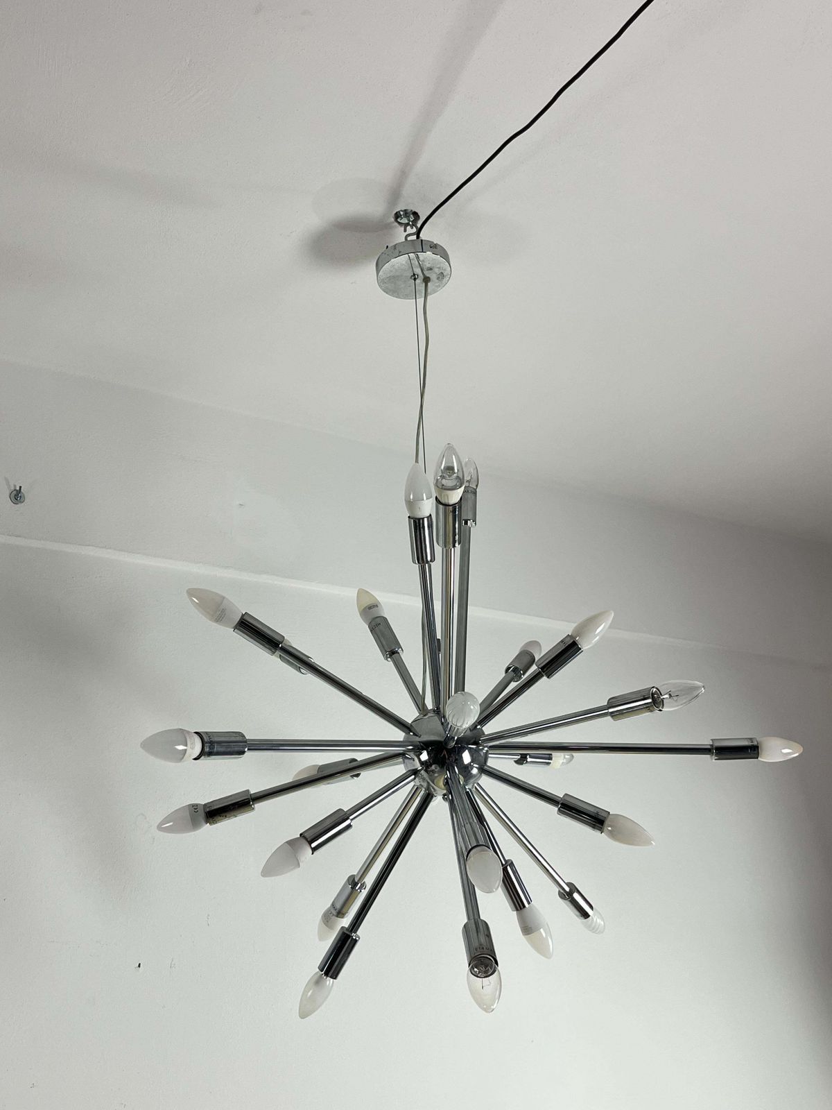 18 Light Sputnik Model Chandelier In The Style Of Oscar Torlasco photo buy