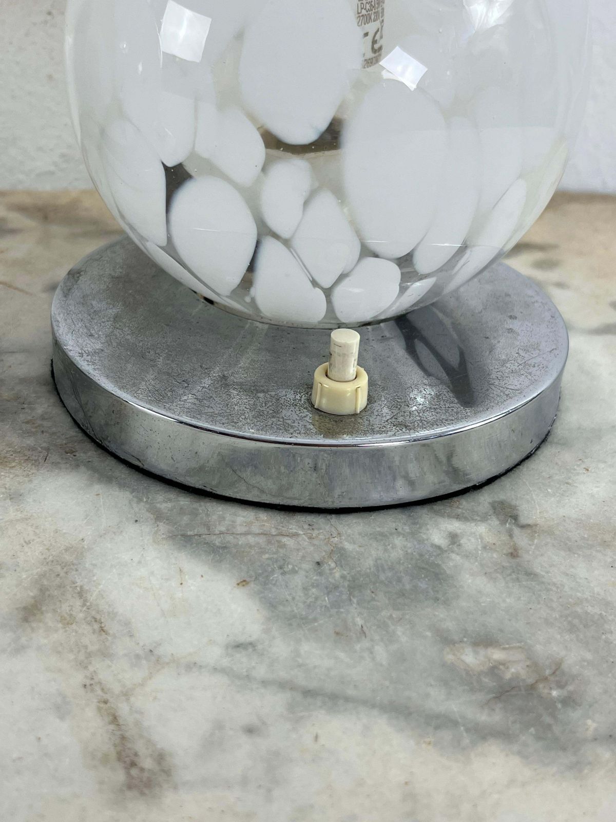 Set Of 2 Vintage Murano Glass Bedside Lamps, 1970s photo Lighting
