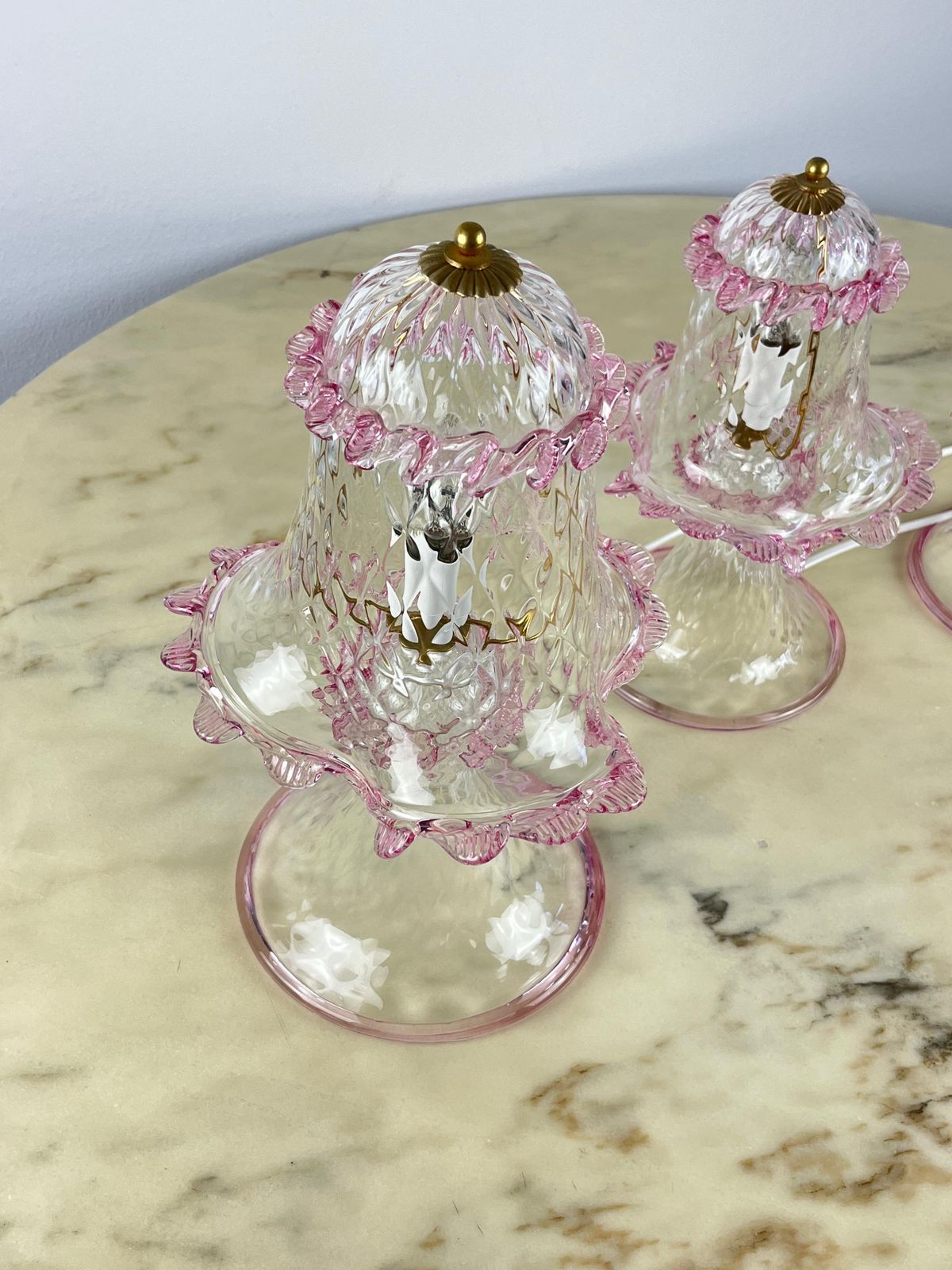 Set Of Three Murano Lamps, Italy, 1980s photo vinterior