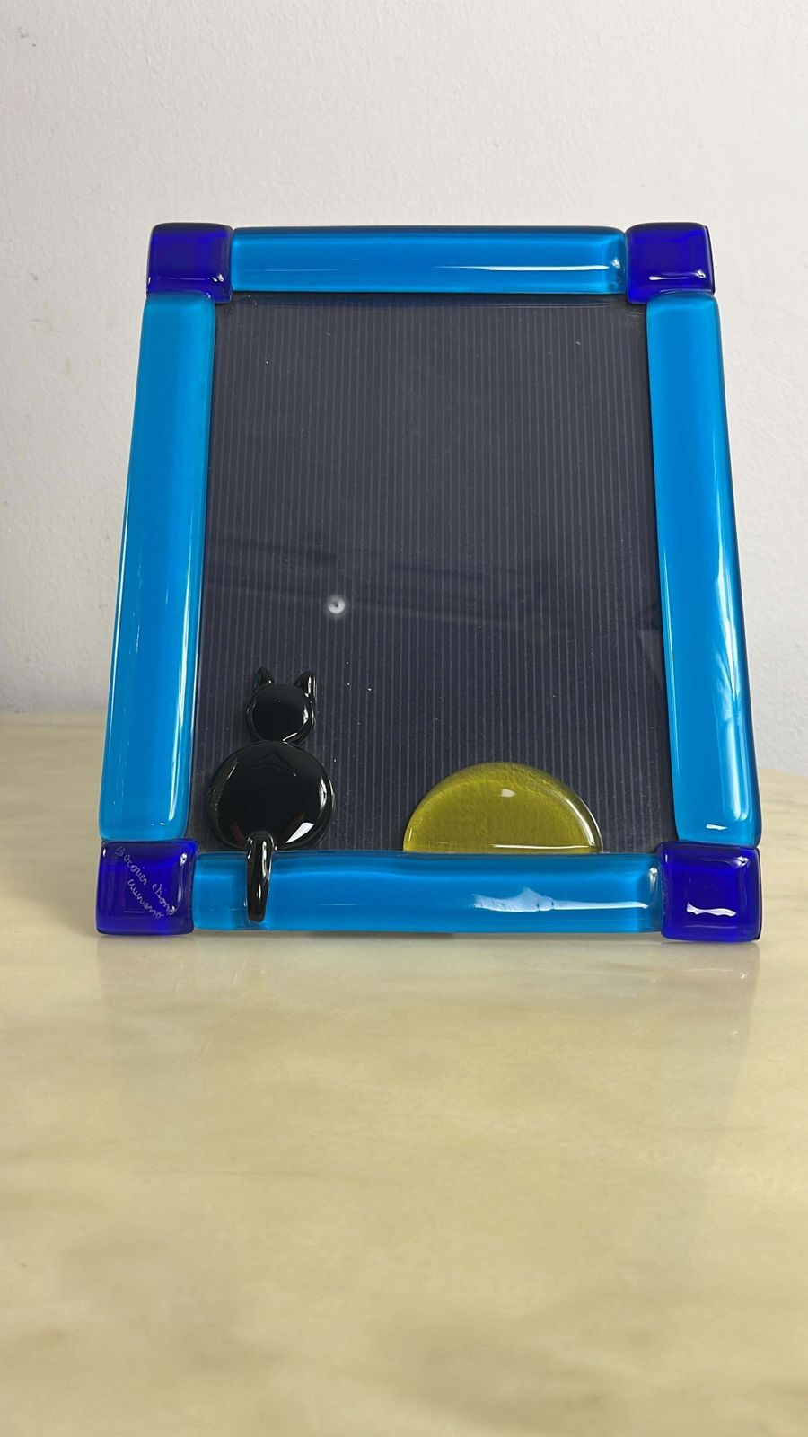 Pop Art Photo Holder In Murano Glass By Barovier 1970s photo furniture