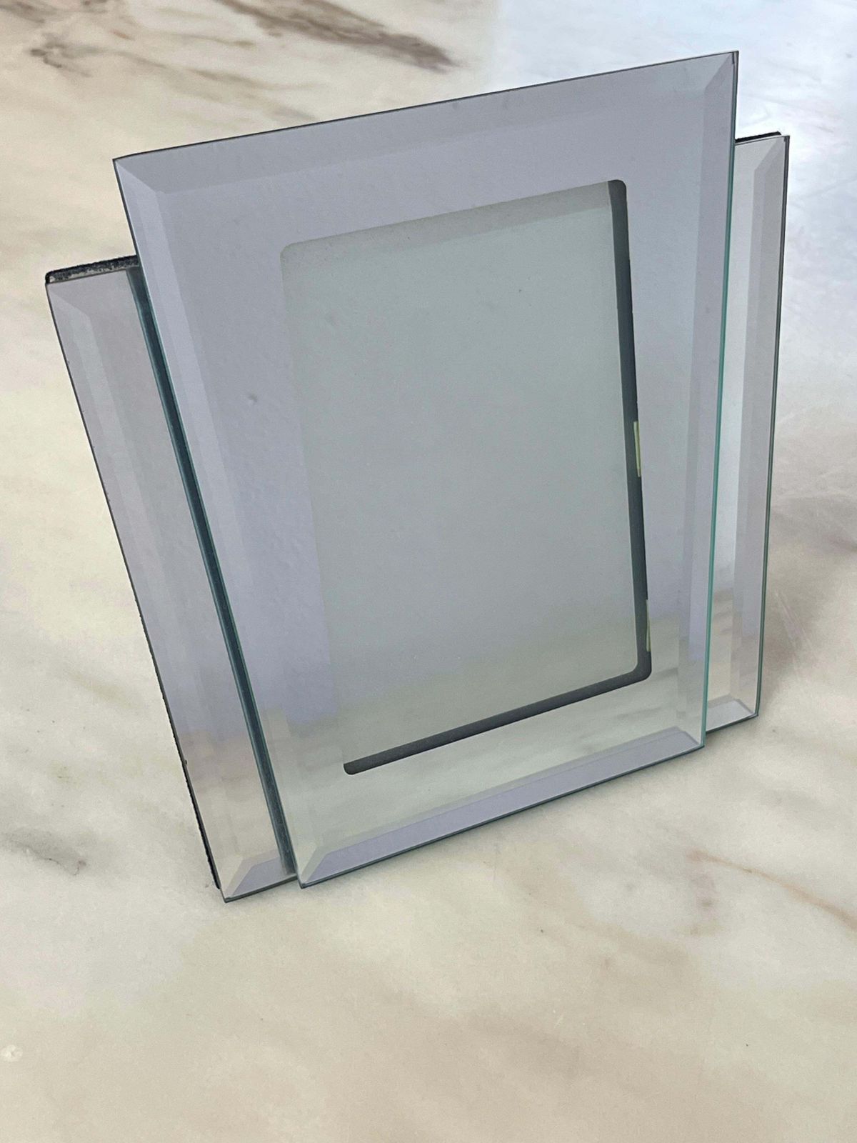 Art Deco 1940s Mirrored Glass Photo Holder photo 462.0