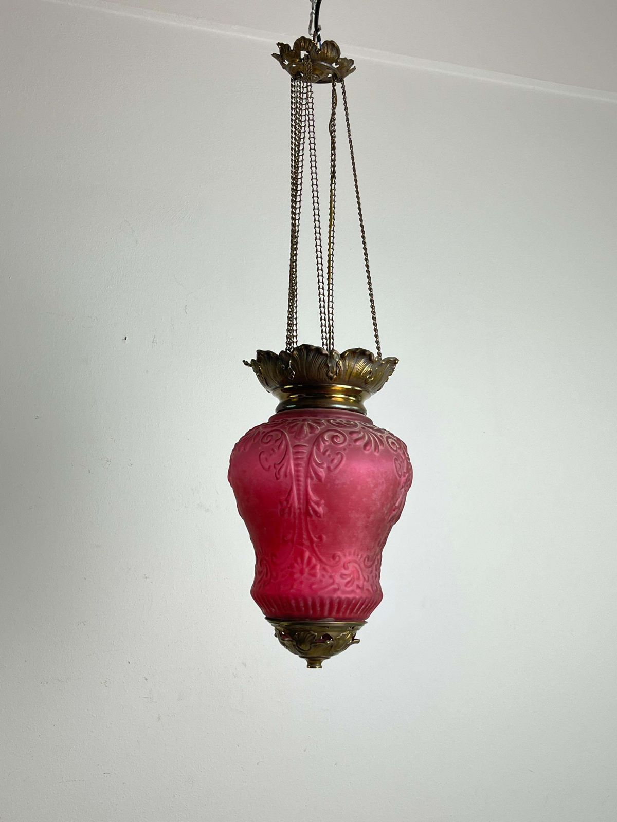 1383.0 Mid Century 1930s Italian Pendant Chandelier photo