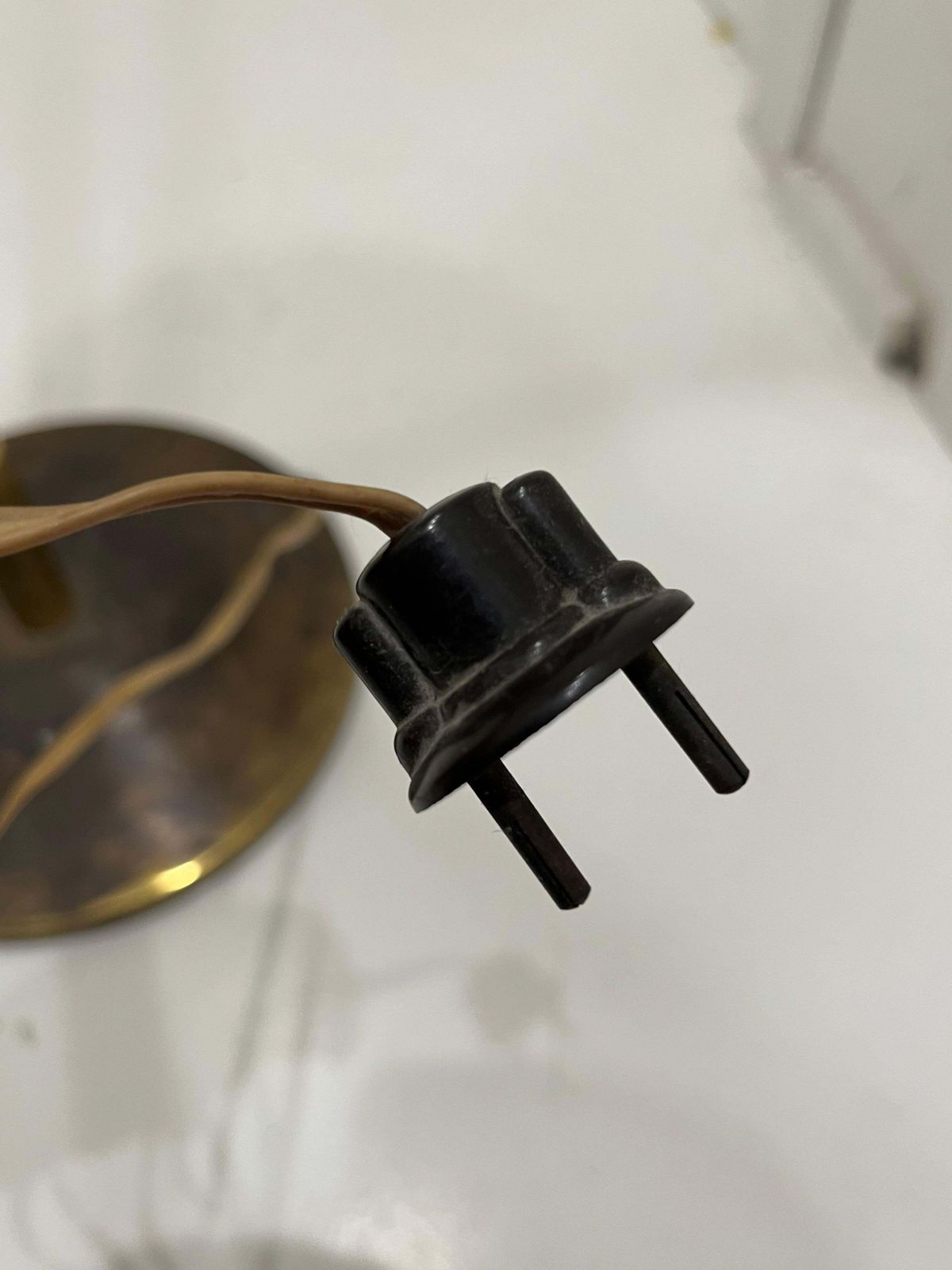 Mid Century 5 Arm 10 Light Brass Floor Lamp Stilnovo, 1950s photo vintage