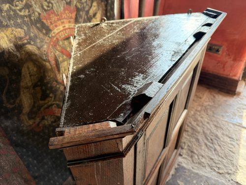 photo furniture Original Handsome George III Panelled Georgian Corner Cabinet Cupboard C1760
