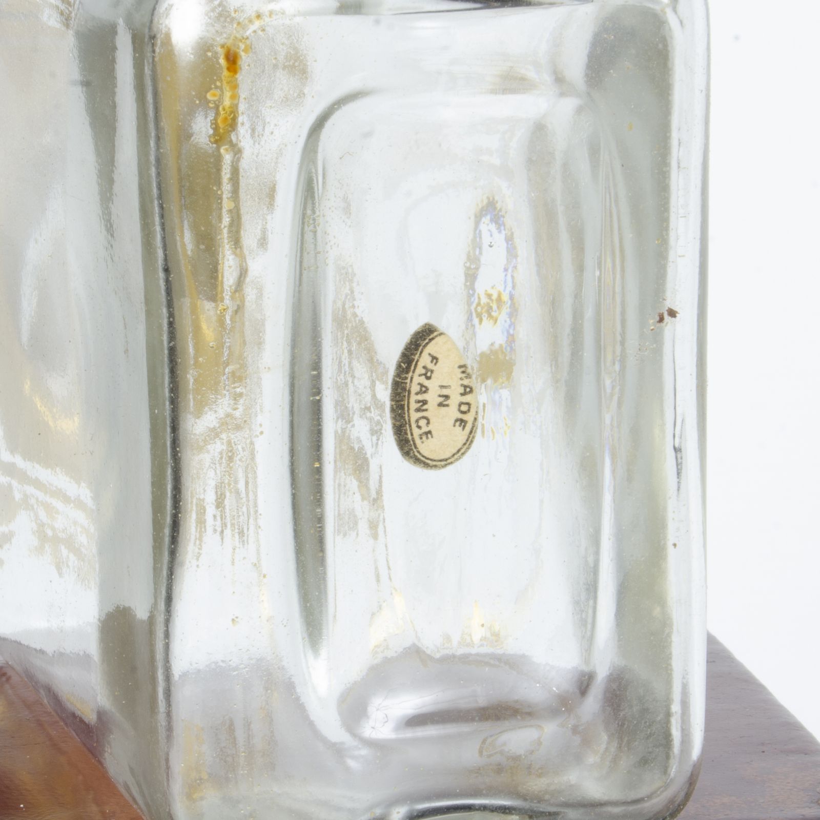 Late 19th Century Belle époque Books Shaped Decanter Case With Crystal Bottle, France photo furniture